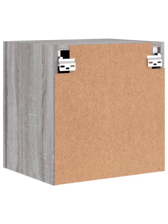 Nástěnné TV skříňky 2 ks šedé sonoma 40,5 x 30 x 40 cm kompozit