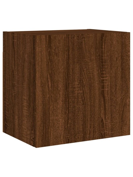 Nástěnná TV skříňka hnědý dub 40,5x30x40 cm kompozitní dřevo