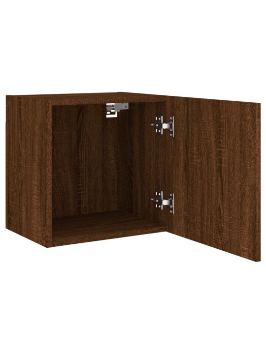Nástěnná TV skříňka hnědý dub 40,5x30x40 cm kompozitní dřevo