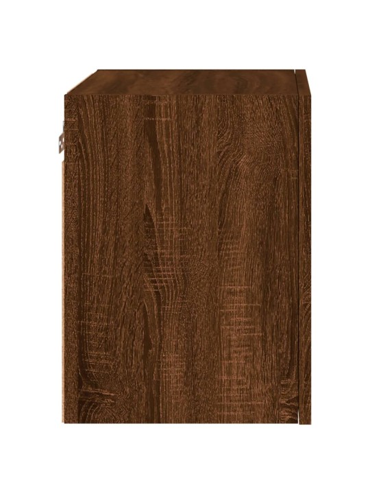 Nástěnné TV skříňky 2 ks hnědý dub 40,5 x 30 x 40 cm kompozit