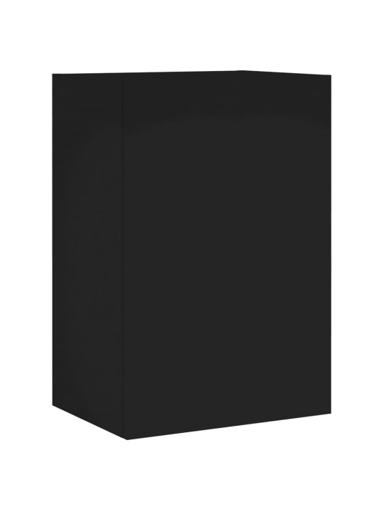 Nástěnná TV skříňka černá 40,5 x 30 x 60 cm kompozitní dřevo