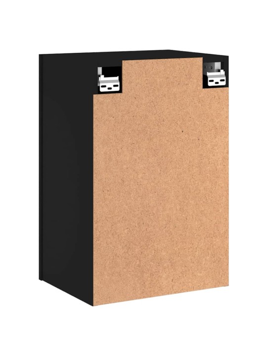 Nástěnná TV skříňka černá 40,5 x 30 x 60 cm kompozitní dřevo