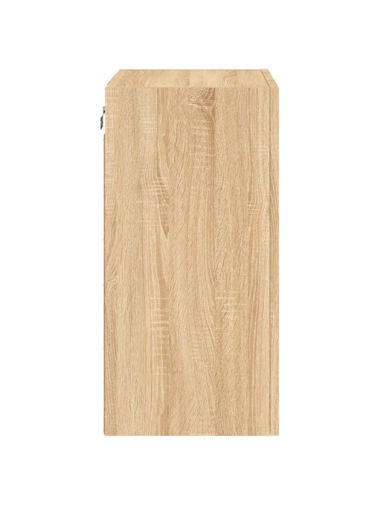 Nástěnná TV skříňka dub sonoma 40,5x30x60 cm kompozitní dřevo