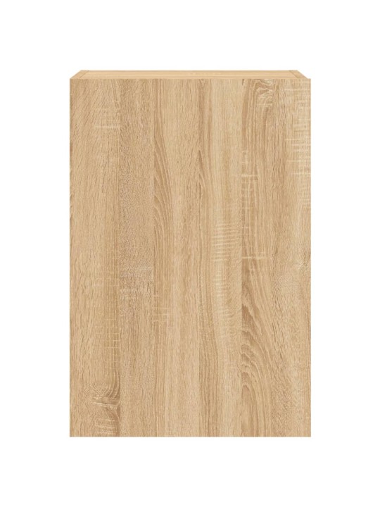 Nástěnné TV skříňky 2 ks dub sonoma 40,5x30x60 cm kompozit