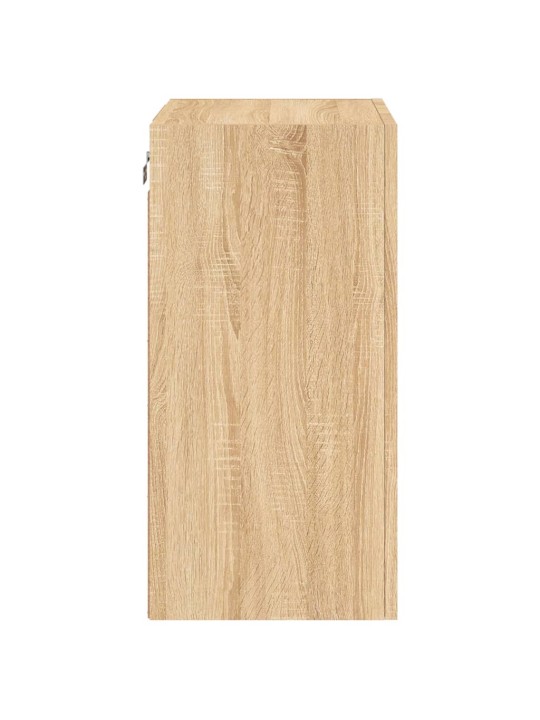 Nástěnné TV skříňky 2 ks dub sonoma 40,5x30x60 cm kompozit