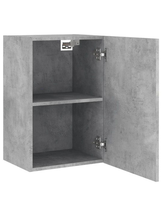 Nástěnná TV skříňka betonově šedá 40,5 x 30 x 60 cm kompozit