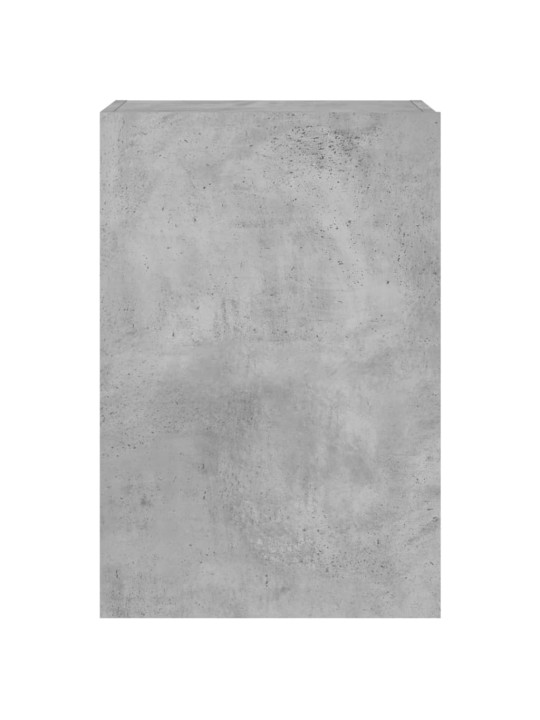 Nástěnná TV skříňka betonově šedá 40,5 x 30 x 60 cm kompozit