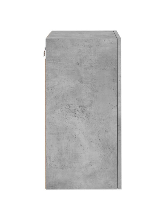 Nástěnná TV skříňka betonově šedá 40,5 x 30 x 60 cm kompozit