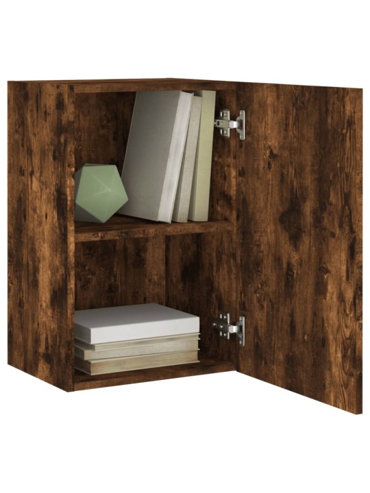 Nástěnná TV skříňka kouřový dub 40,5x30x60 cm kompozitní dřevo