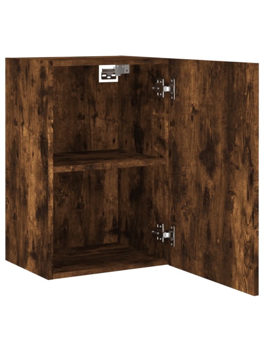 Nástěnná TV skříňka kouřový dub 40,5x30x60 cm kompozitní dřevo