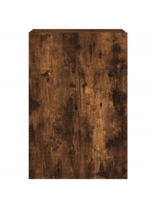 Nástěnná TV skříňka kouřový dub 40,5x30x60 cm kompozitní dřevo