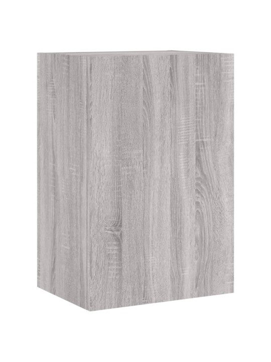 Nástěnná TV skříňka šedá sonoma 40,5x30x60 cm kompozitní dřevo