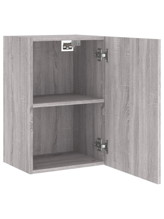 Nástěnná TV skříňka šedá sonoma 40,5x30x60 cm kompozitní dřevo