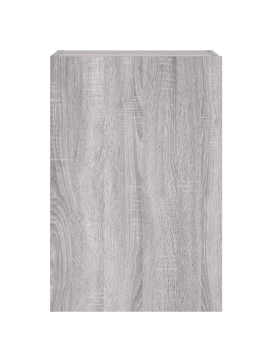 Nástěnná TV skříňka šedá sonoma 40,5x30x60 cm kompozitní dřevo