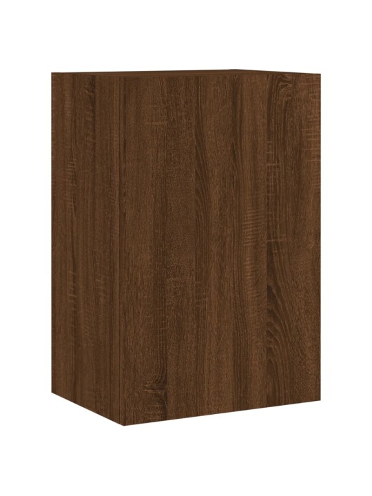Nástěnná TV skříňka hnědý dub 40,5x30x60 cm kompozitní dřevo