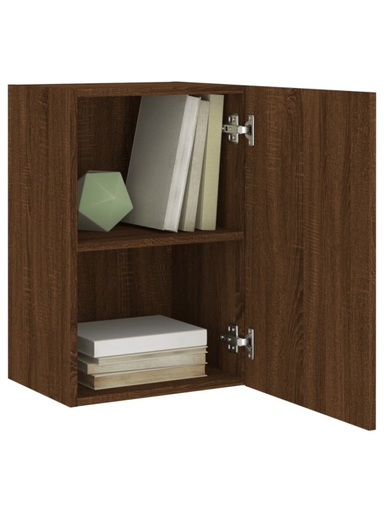 Nástěnná TV skříňka hnědý dub 40,5x30x60 cm kompozitní dřevo