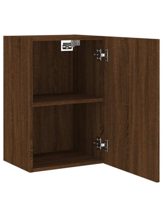 Nástěnná TV skříňka hnědý dub 40,5x30x60 cm kompozitní dřevo