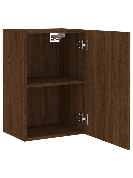 Nástěnné TV skříňky 2 ks hnědý dub 40,5 x 30 x 60 cm kompozit