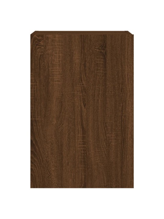 Nástěnné TV skříňky 2 ks hnědý dub 40,5 x 30 x 60 cm kompozit