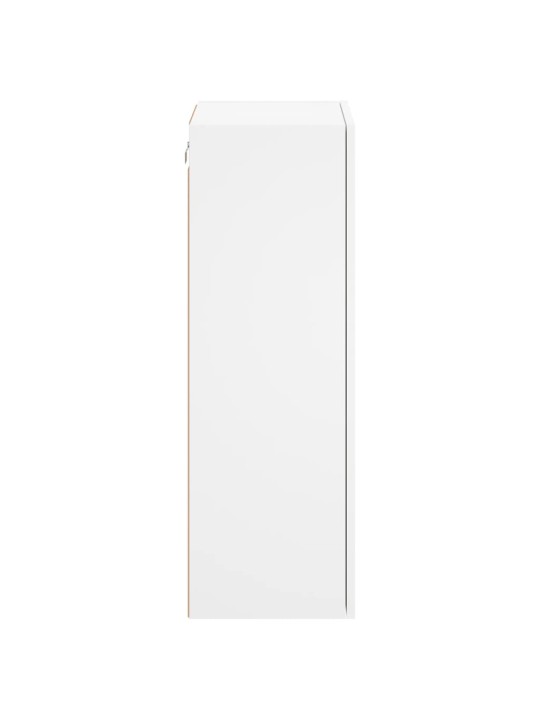 Nástěnná TV skříňka bílá 40,5 x 30 x 90 cm kompozitní dřevo