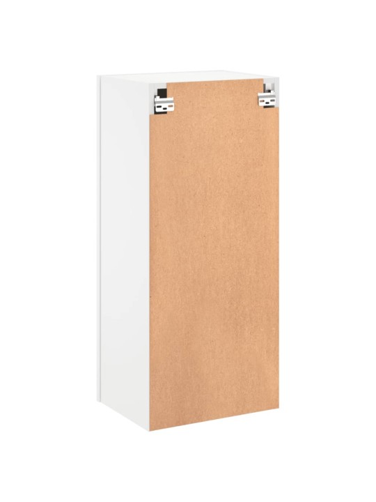Nástěnná TV skříňka bílá 40,5 x 30 x 90 cm kompozitní dřevo