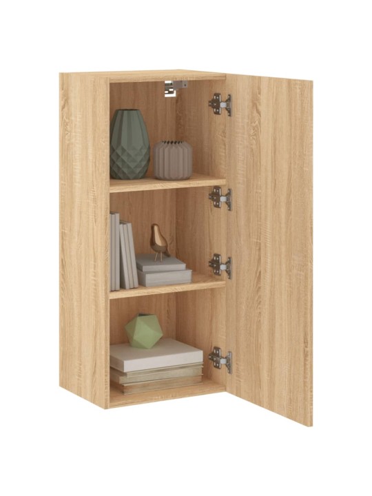 Nástěnná TV skříňka dub sonoma 40,5x30x90 cm kompozitní dřevo