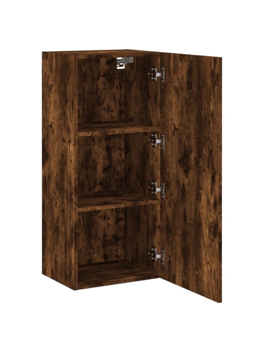 Nástěnná TV skříňka kouřový dub 40,5x30x90 cm kompozitní dřevo