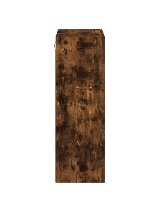 Nástěnná TV skříňka kouřový dub 40,5x30x90 cm kompozitní dřevo