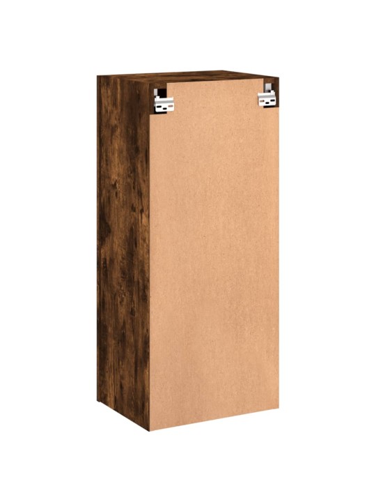 Nástěnná TV skříňka kouřový dub 40,5x30x90 cm kompozitní dřevo