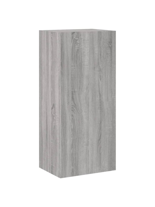 Nástěnná TV skříňka šedá sonoma 40,5x30x90 cm kompozitní dřevo