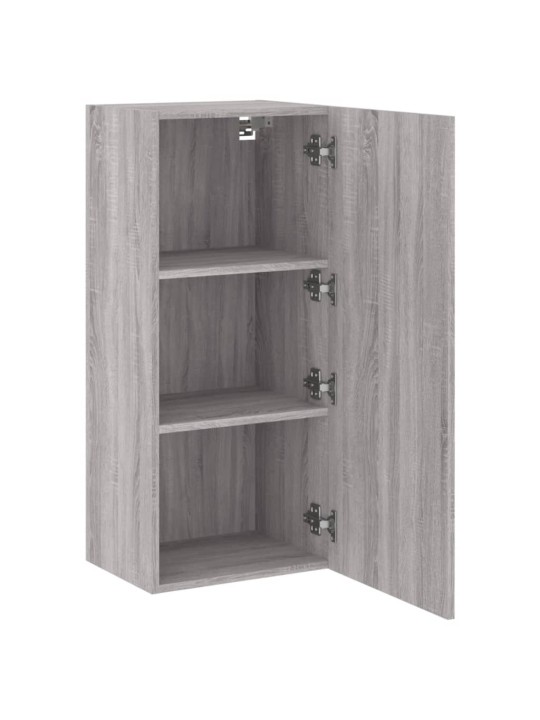 Nástěnná TV skříňka šedá sonoma 40,5x30x90 cm kompozitní dřevo