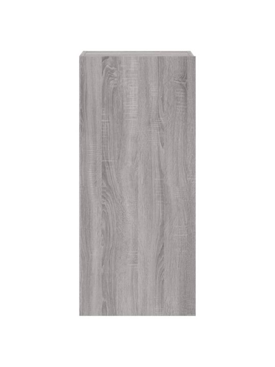 Nástěnná TV skříňka šedá sonoma 40,5x30x90 cm kompozitní dřevo