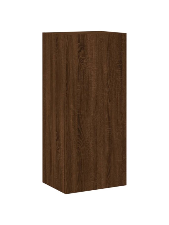 Nástěnná TV skříňka hnědý dub 40,5x30x90 cm kompozitní dřevo