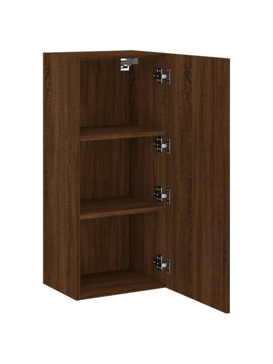 Nástěnná TV skříňka hnědý dub 40,5x30x90 cm kompozitní dřevo
