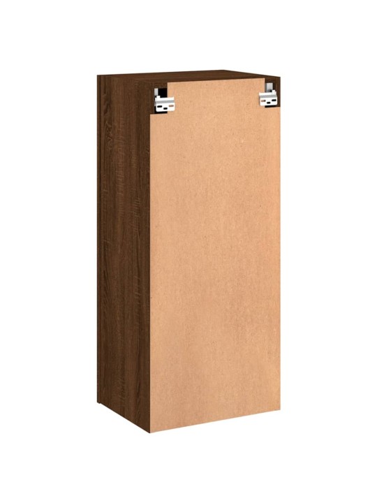 Nástěnná TV skříňka hnědý dub 40,5x30x90 cm kompozitní dřevo