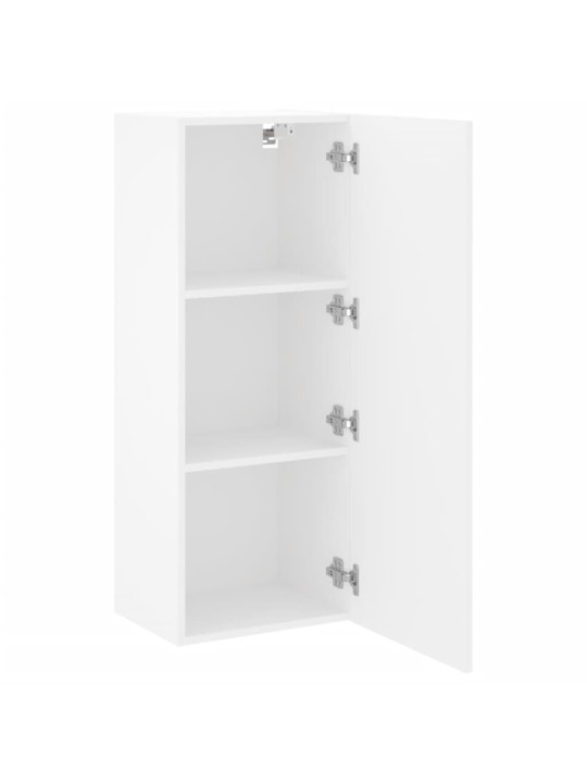 Nástěnná TV skříňka bílá 40,5 x 30 x 102 cm kompozitní dřevo