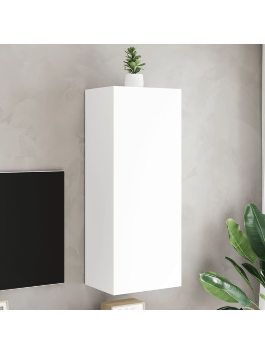 Nástěnná TV skříňka bílá 40,5 x 30 x 102 cm kompozitní dřevo