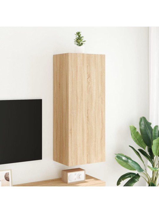 Nástěnná TV skříňka dub sonoma 40,5x30x102 cm kompozitní dřevo