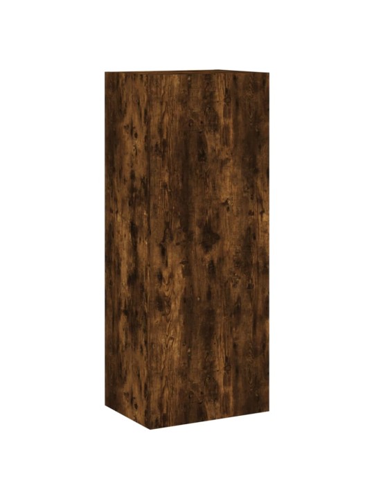 Nástěnná TV skříňka kouřový dub 40,5x30x102 cm kompozitní dřevo