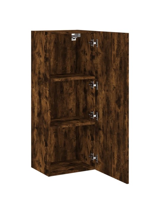Nástěnná TV skříňka kouřový dub 40,5x30x102 cm kompozitní dřevo