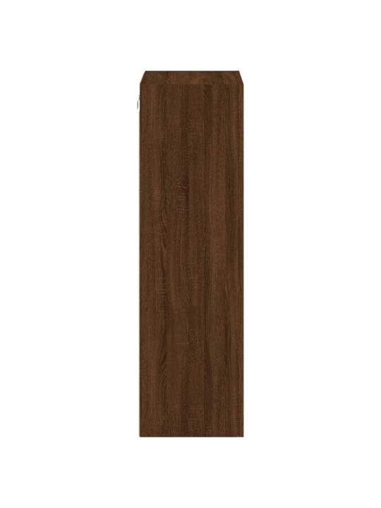 Nástěnná TV skříňka hnědý dub 40,5x30x102 cm kompozitní dřevo