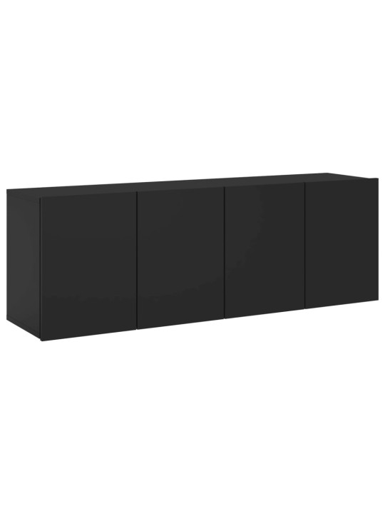 TV skříňky nástěnné 2 ks černé 60 x 30 x 41 cm