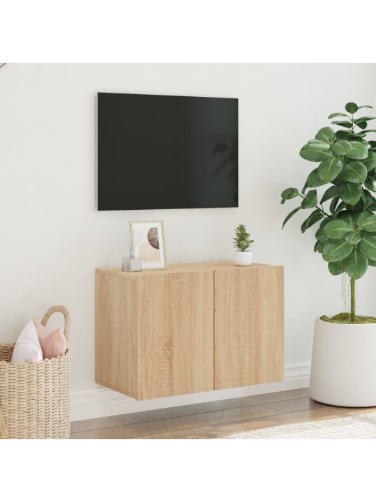 TV skříňka nástěnná dub sonoma 60 x 30 x 41 cm