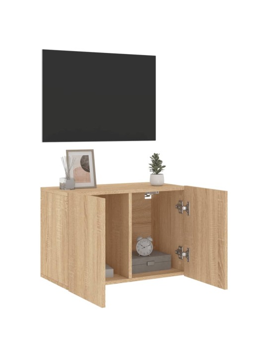 TV skříňka nástěnná dub sonoma 60 x 30 x 41 cm