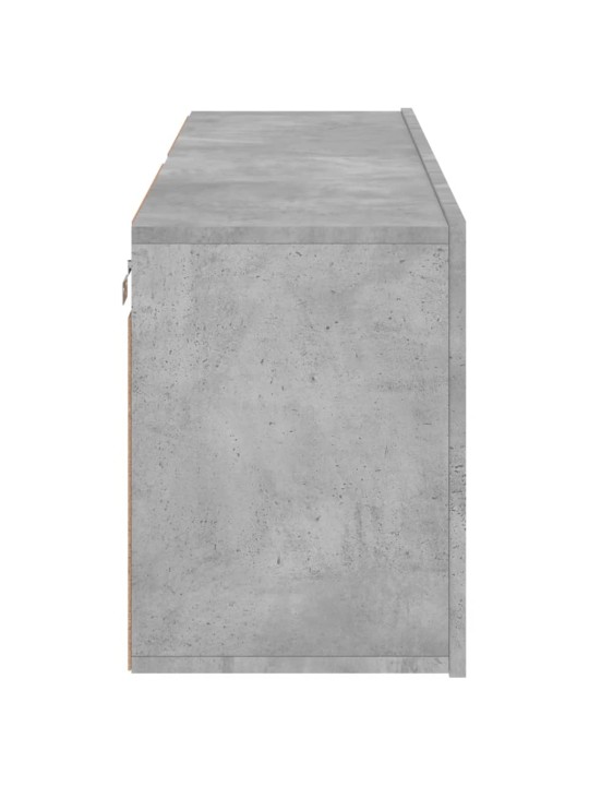 TV skříňky nástěnné 2 ks betonově šedé 60 x 30 x 41 cm