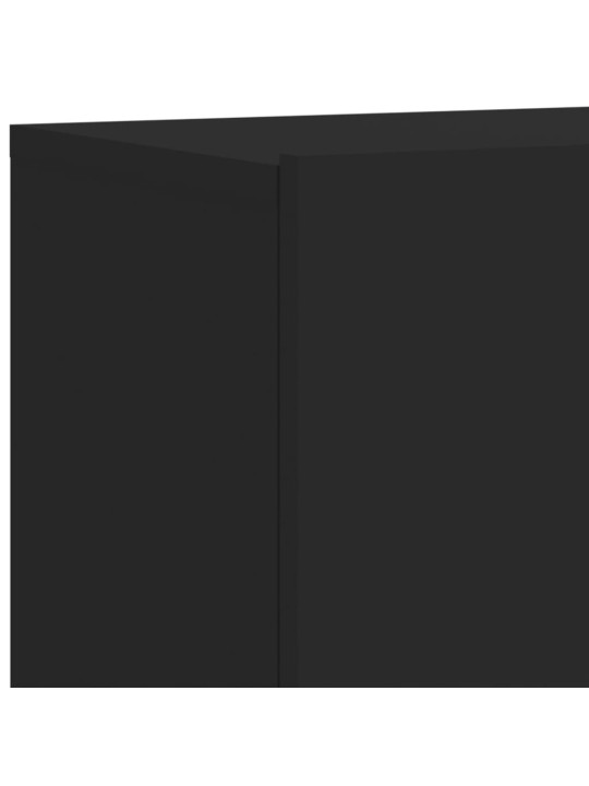 TV skříňky nástěnné 2 ks černé 80 x 30 x 41 cm