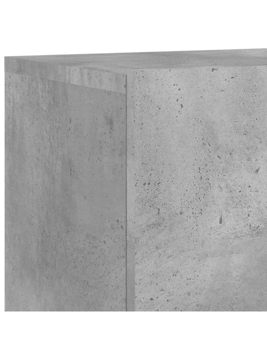TV skříňky nástěnné 2 ks betonově šedé 80 x 30 x 41 cm