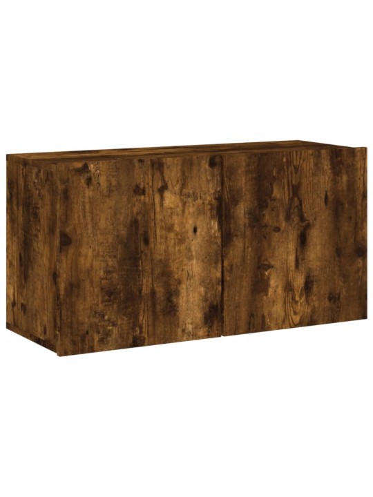 TV skříňka nástěnná kouřový dub 80 x 30 x 41 cm