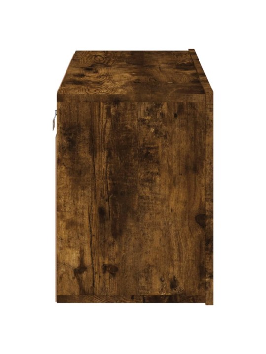 TV skříňka nástěnná kouřový dub 80 x 30 x 41 cm