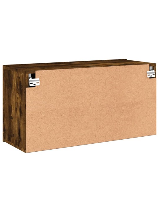 TV skříňka nástěnná kouřový dub 80 x 30 x 41 cm